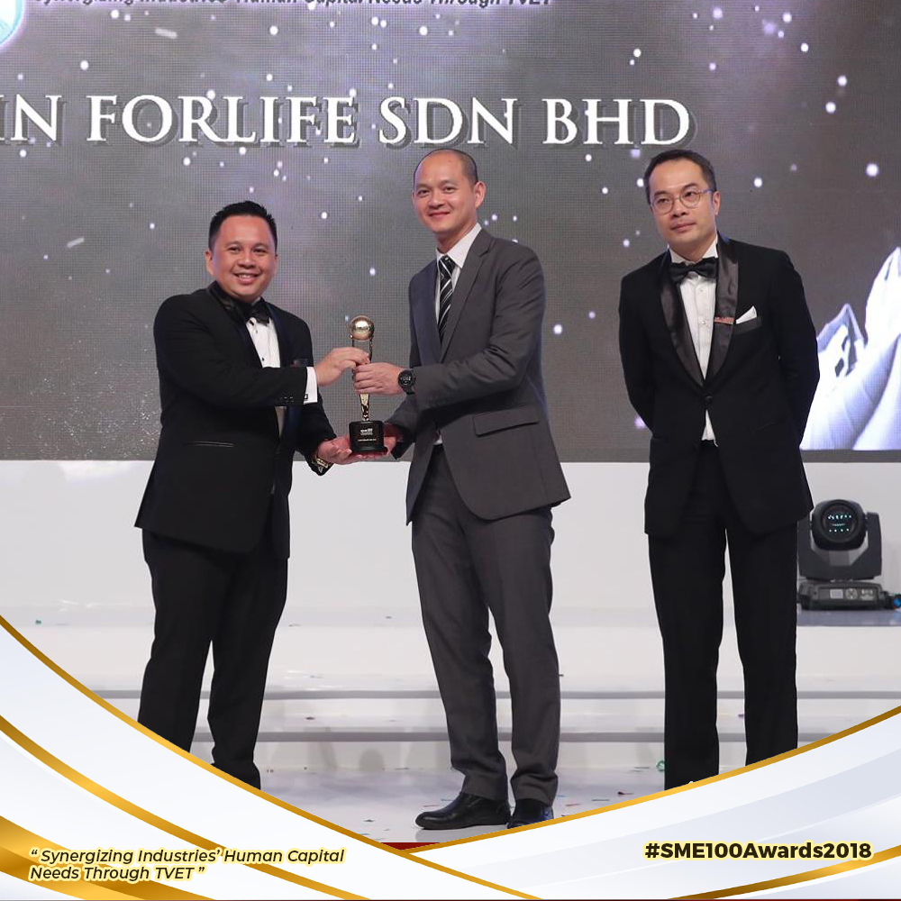 Gain Forlife Sdn Bhd - SME100 Awards 2018